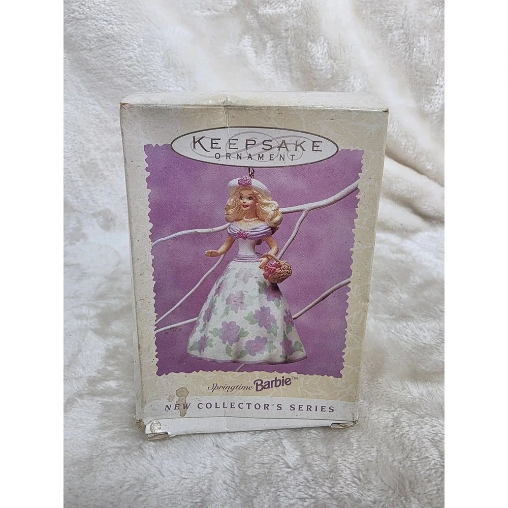 Hallmark Keepsake Barbie Springtime‎ Easter 1995 New Collectors Series Ornament